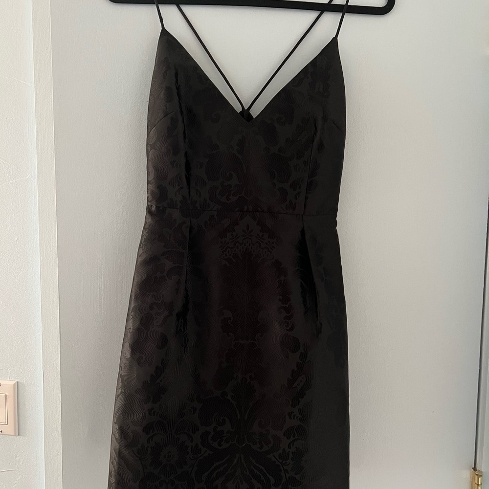 Free People Black Strappy Mini Dress 4